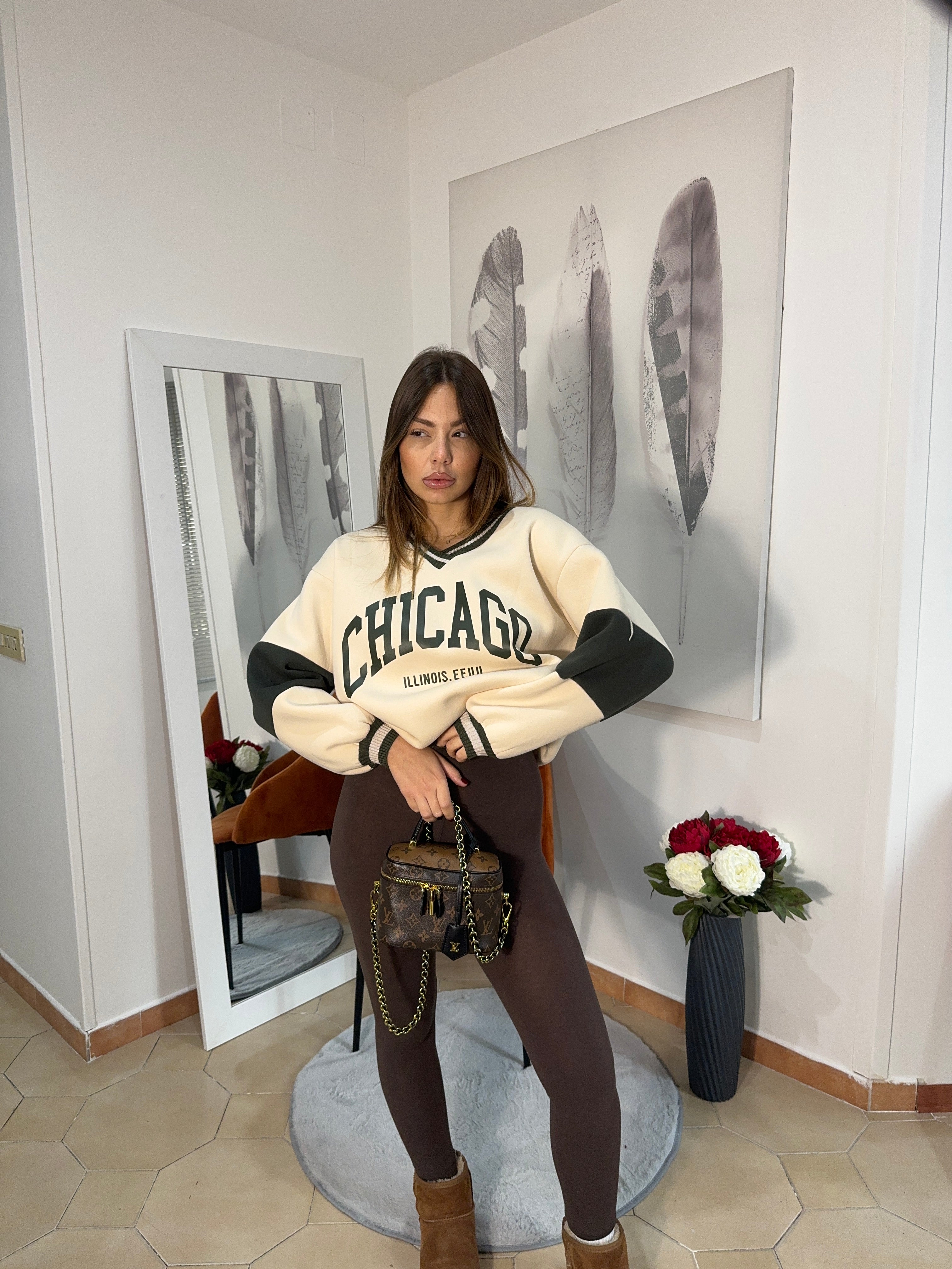 Felpa college “Chicago”