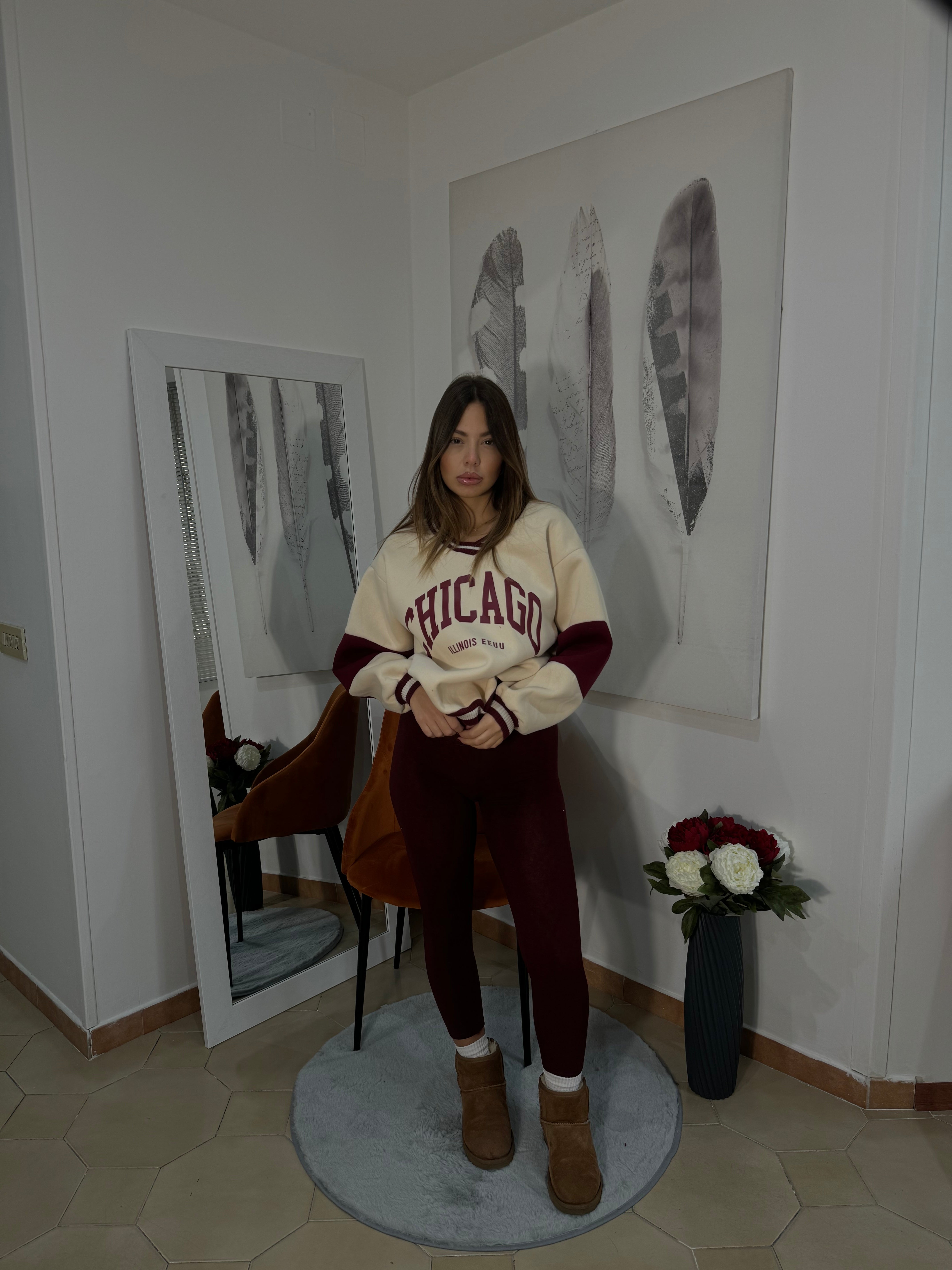 Felpa college “Chicago”